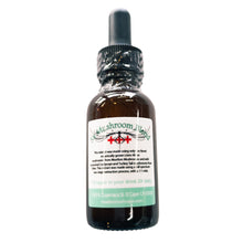 Load image into Gallery viewer, A bottle of 3X TLC Mushroom Blend Tincture Drops with a dropper, labeled with the product information.