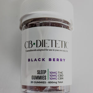 CBDietetic CBD/THC/CBN Blackberry Sleep Gummies