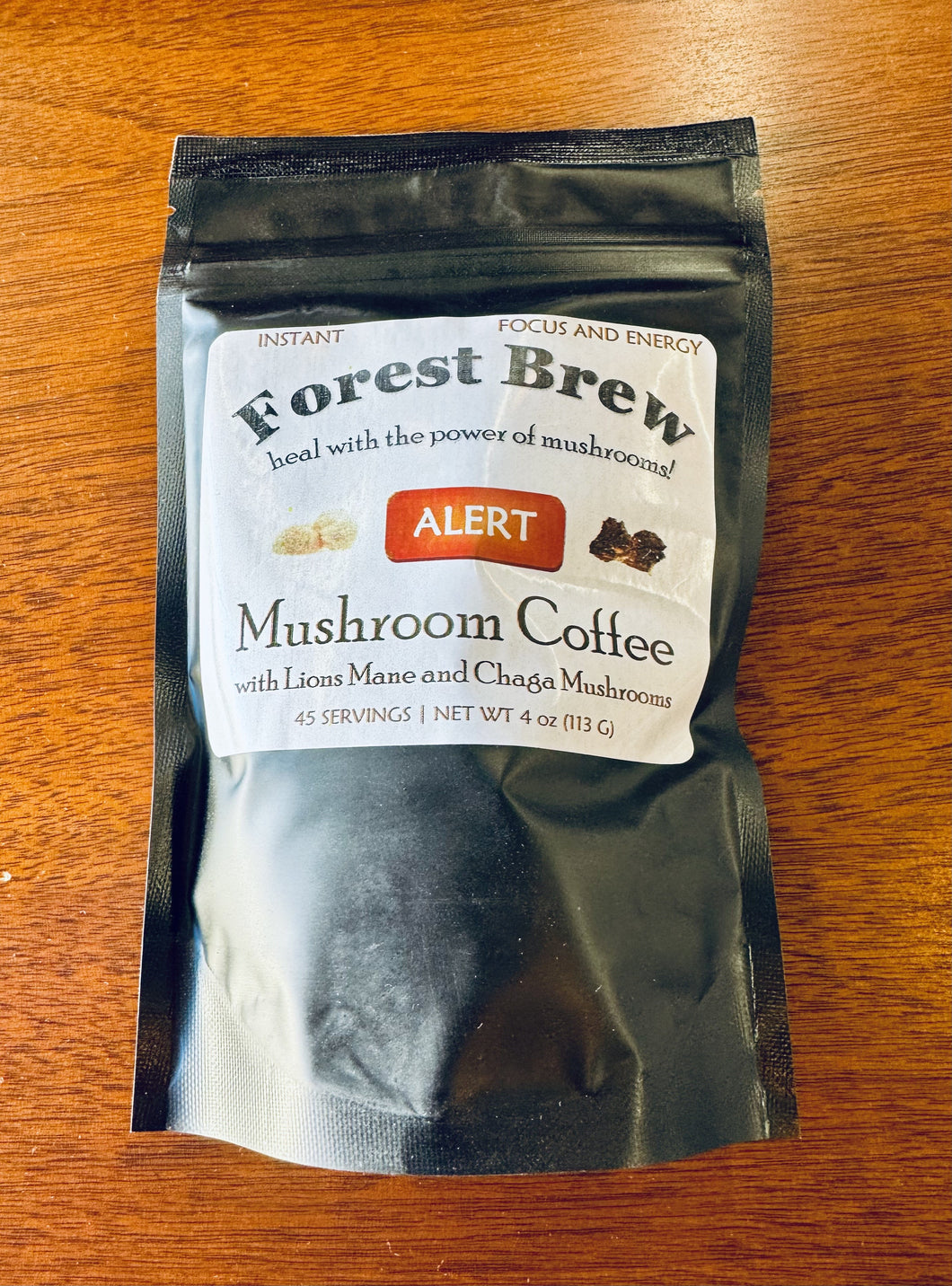 One Love Forest Brew Coffee with Lion's Mane & Chaga Mushrooms