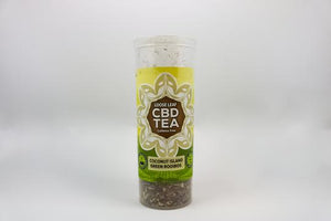 One Love CBD Tea Coconut Island Green Rooibos Loose Leaf CBD Tea